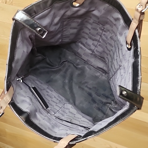 Michael Kors Gun Metal Metallic Jet Set Tote Bag - Picture 12 of 17